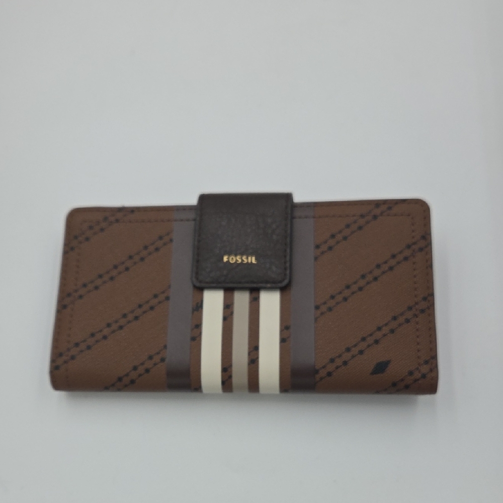Fossil Logan RFID Tab Clutch wallet